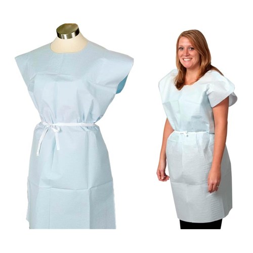 GOWN EXAM 30"x42" PROADVANTAGE CS/50 BLU