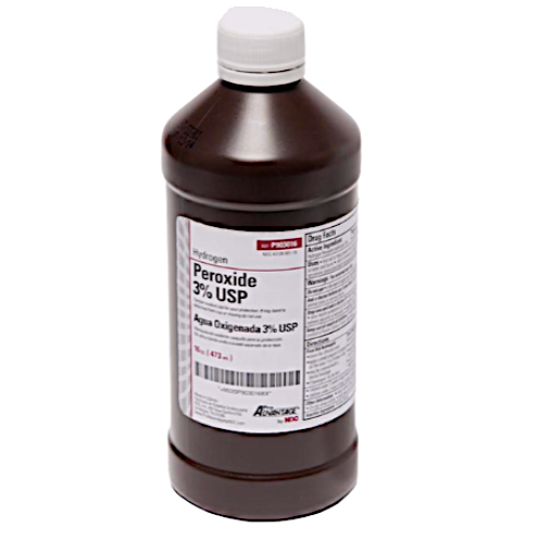 HYDROGEN PEROXIDE 3% 8 OZ 12EACH/CASE