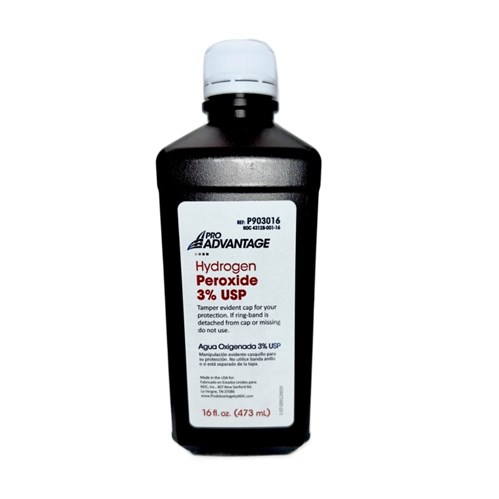 HYDROGEN PEROXIDE 3% 16 OZ 12EACH/CASE