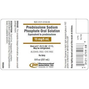 PREDNISOLONE SOLUTION 15MG/5ML 8 OZ