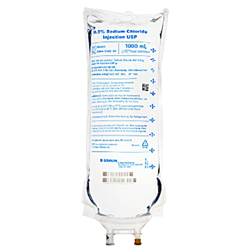 SODIUM CHLORIDE 0.9% 1000ML INJ BAG