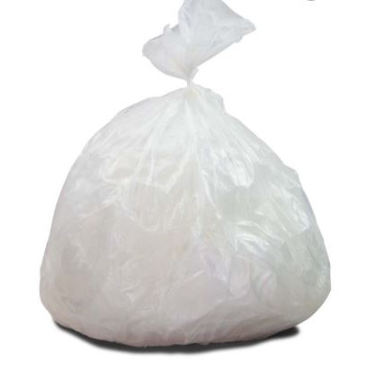 GARBAGE BAG 10-13 GAL. CLEAR