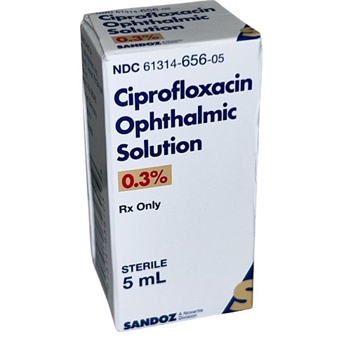 CIPROFLOXACIN OPHTHALMIC SOLUTION 0.3%