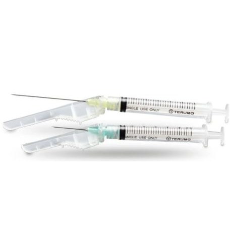 SYRINGE 3ML 25G x 5/8" SAFETY TERUMO