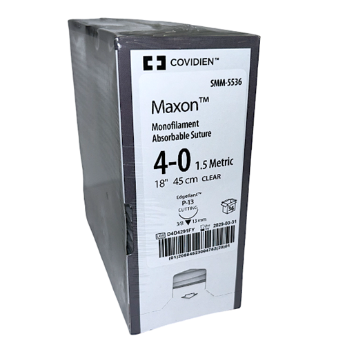 SUTURE 4/0 18" MAXON P-13 13MM