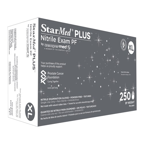 GLOVES NITRILE STARMED PLUS EXTRA LARGE