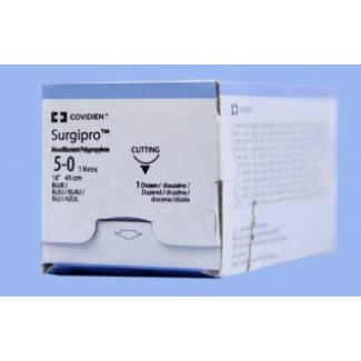 SUTURE 5/0 18" POLYPROPYLENE P-13 BX/12