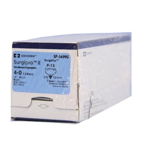 SUTURE 4/0 18" POLYPROPYLENE P-13 BX/12