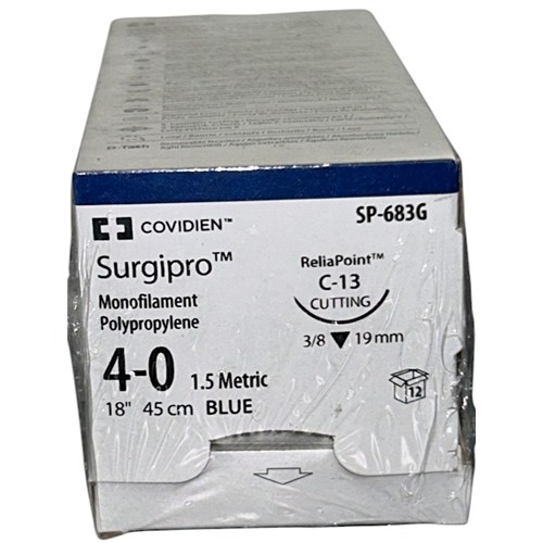 SUTURE 4/0 18" POLYPROPYLENE C-13 BX/12