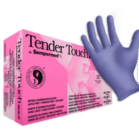 GLOVE NITRILE TENDER TOUCH MEDIUM BX/200