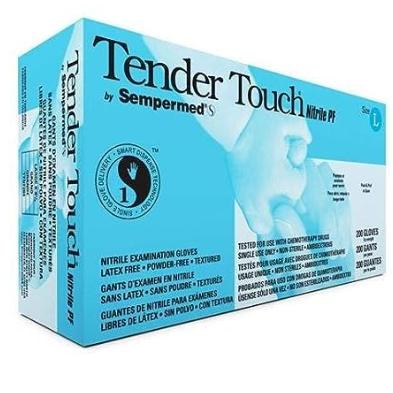 GLOVE NITRILE TENDER TOUCH LARGE BX/200