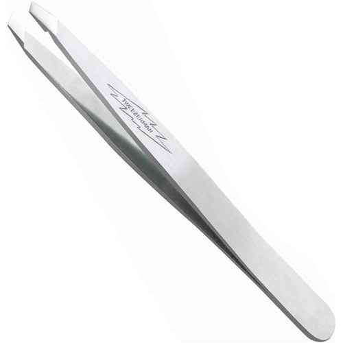 TWEEZER SLANT STAINLESS STEEL 0.8 OZ