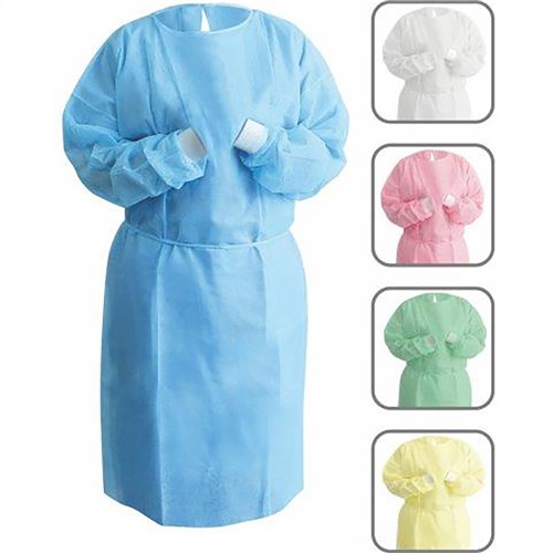 ISOLATION GOWNS, REGULAR, PINK  10/BG