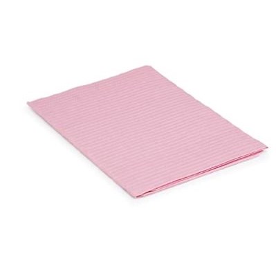 TOWELS 3-PLY POLYBACK 13"X19" DUSTY ROSE