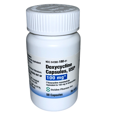 DOXYCYCLINE MONO CAP 100MG BT/50