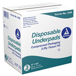 UNDERPAD DISPOSABLE 17" x 24" BX/100