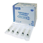 SYRINGE ONLY 5ML EXEL LUER LOCK BX/100