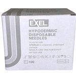 NEEDLE HYPODERMIC EXEL 27G x 1/2" BX/100