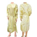 GOWN ISOLATION YELLOW IMPERVIOUS CS/50