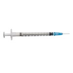 SYRINGE W/ NEEDLE 1CC BD 25G x 5/8" TB