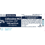 LIDOCAINE 2% MDV PLAIN HCI INJ 50ML