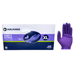 GLOVES NITRILE PURPLE XL HALYARD