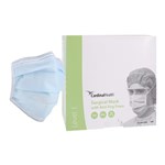 MASK TIE SURGICAL 3 LAYER ANTI FOG BLUE