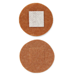 BANDAGE SPOT FABRIC 7/8" FLEX LF TAN BX/