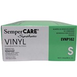 GLOVES VINYL SEMPERMED SMALL CLEAR