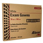 GOWN EXAM 30" x 42" 3-PLY WHITE CS/50