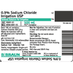 SODIUM CHLORIDE IRRIG 0.9% 500ML  CS/16