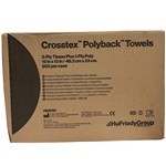 TOWELS 3-PLY POLYBACK 13x19" BLUE CS/500