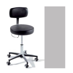 STOOL 277RITTER AIRLIFT BASC W/ BK STONE