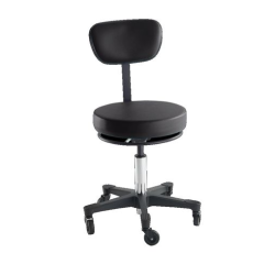 STOOL EXAM ADJ RING BCK 15" COLOR TBD