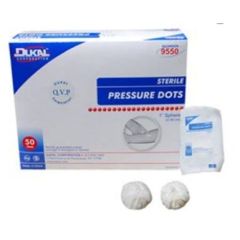 DOT PRESSURE 1" STERILE 1/PK 50K/BK