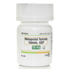 METOPROLOL TARTRATE TAB 25MG  BT/100