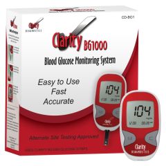 BLOOD GLUCOSE METER KIT CLARITY