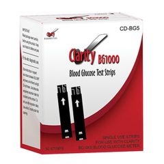 BLOOD GLUCOSE TEST STRIPS CLARITY