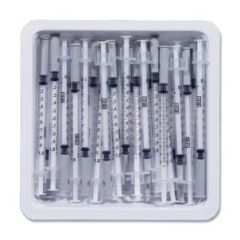 SYRINGE 1CC BD 26G x 1/2" ALLERGY TRAY