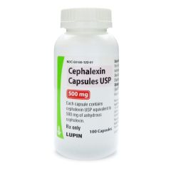 CEPHALEXIN 500MG CAPSULE 100/BTL