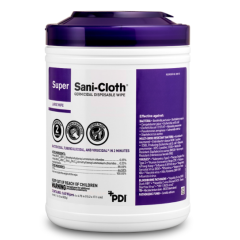 WIPES GERMICIDAL SUPER SANI-CLOTH 6x7